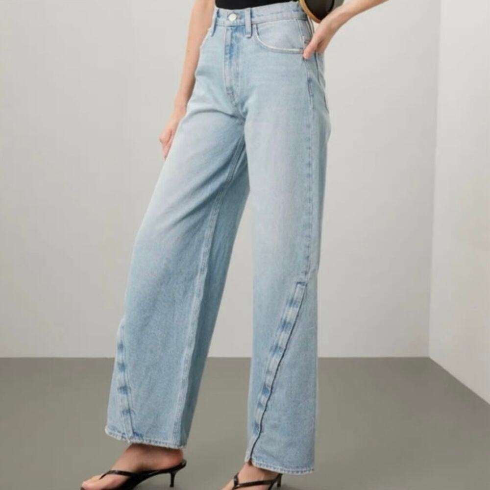 Hudson Jeans James Forward Seam Wide Leg Jean size 28